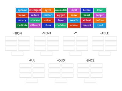 Word formation nouns & adjectives 