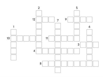 Revision Crossword (Secondaria di primo grado)