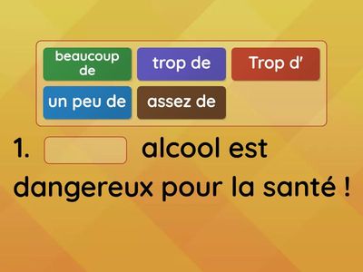 ADVERBES DE QUANTITÉ