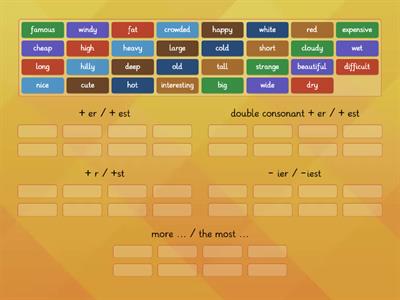 Comparatives & superlatives