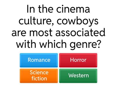 Axe Seconde anglais "créer et recréer" (cowboys et vampires dans le monde du cinéma) 