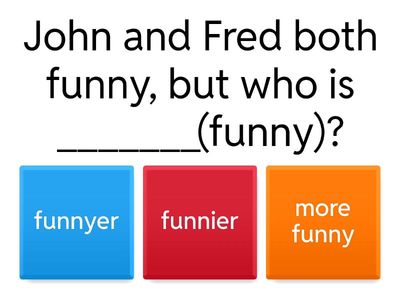  Comparative Adjectives and Adverbs