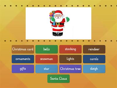 Christmas vocabulary