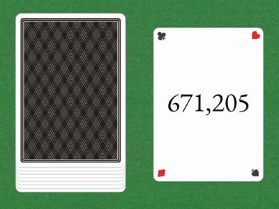 Numbers Speaking Practice