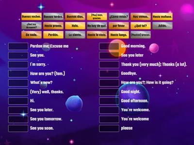 Hola, ¿qué tal?- Contextos vocabulario