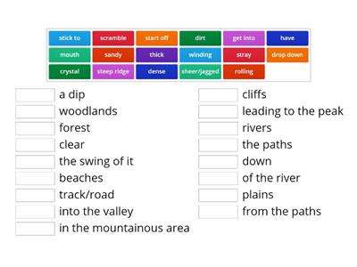  Nature revising collocations