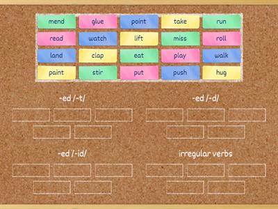 How do you read regular verbs in past tense?