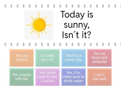 tag question  weather