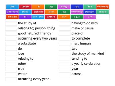 Fusion Vocabulary List 1