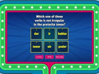 Grammar Quiz Preterite/Imperfect