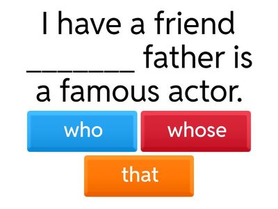 Relative Clauses Quiz