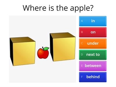 Prepositions of place