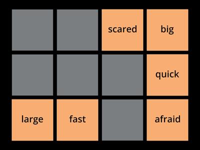 Synonyms and Antonyms
