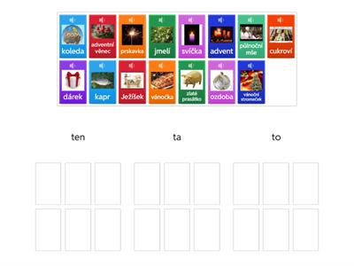 ten, ta, to- Vánoce