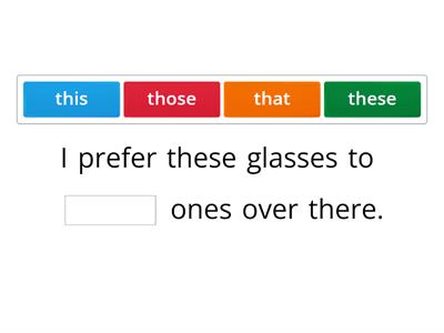 Demonstrative Pronouns