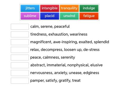 adjectives, tourism C1/C2