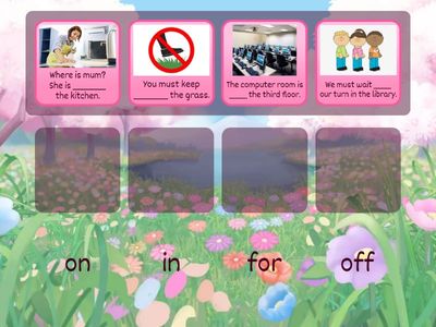 Prepositions 1 - 1st term exam 