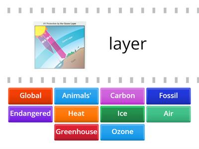 Expressions about the ENVIRONMENT