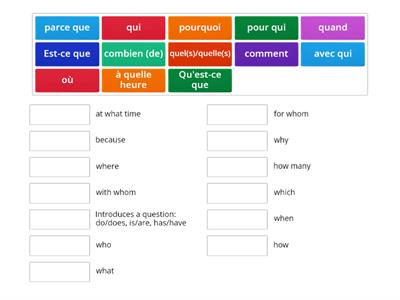 F1 Question Words Matching 