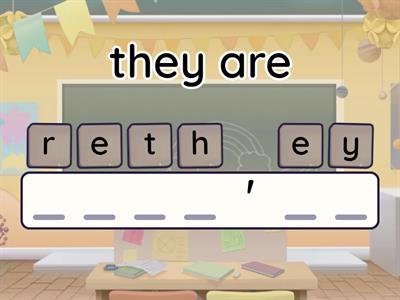 Contraction Writing Practice (Based on Abridge Academy 3:4:3)