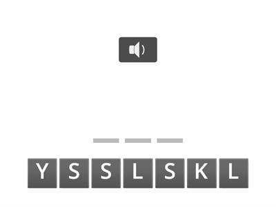 P1 English Ch.3 spelling key words