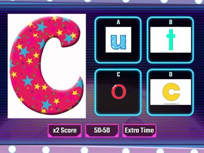 Match Uppercase & Lowercase Letters