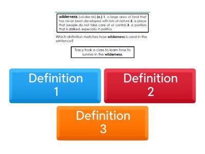 Dictionary Skills - Benchmark Practice