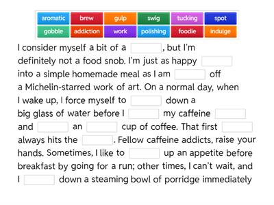 🌯🍝☕ Food & Drink_C1/C2 (Advanced)