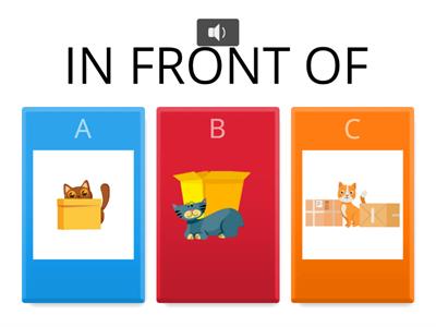 IN FRONT OF, BEHIND, BETWEEN