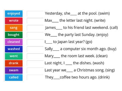 Past Simple Tense