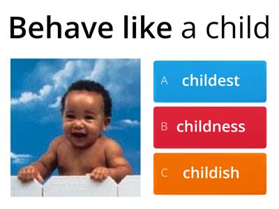 suffixes: ish and ness