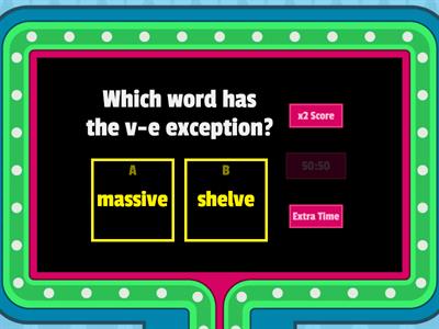 4.4 Quizshow (v-e exception)