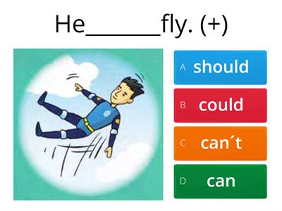 Unit 14 - Action Boy can fly! - Can/Can´t Grammar