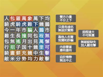翰國4上 成語 L6