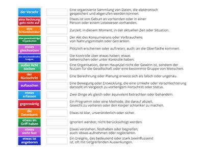 Wortschatz Erkundungen C1 L2 A3