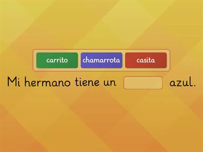 Aumentativos y diminutivos