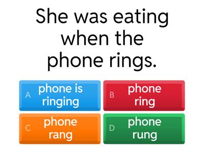 Error Correction in Past Tense Verbs