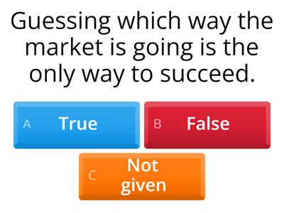 Reading comprehension (predictions)