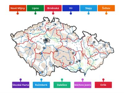 Z-9 ČR (vodstvo – vodní nádrže)