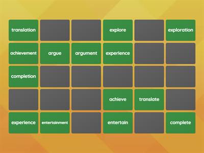 Word building pairs
