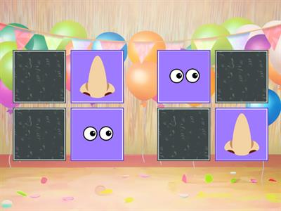 Дидактична гра "Частини тіла"