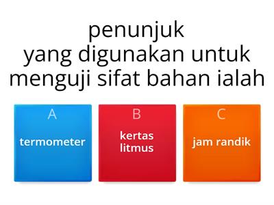 Sains Tahun 3: asid alkali dan neutral