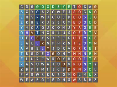 Expressions of greetings and farewalls