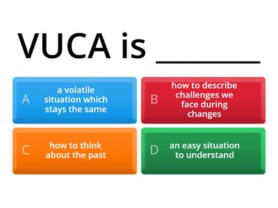 LSS 1003 VUCA Review