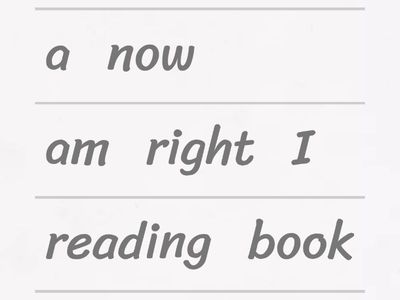 Zdania twierdzące [ czas PRESENT CONTINUOUS ] klasa 5