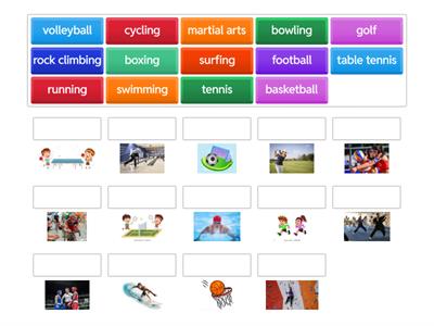 ESOL Entry 2 Sports vocabulary ACL