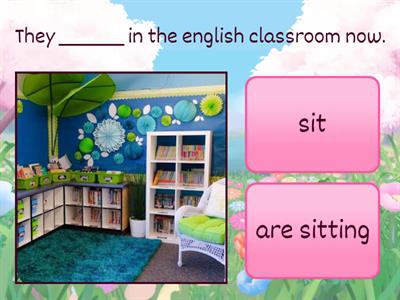 present simple, present progressive