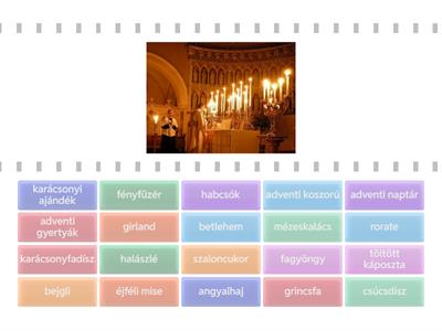 karácsonyi szókincs