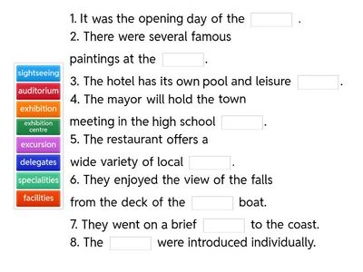 BR B1 6.1 Working with words. Business travel