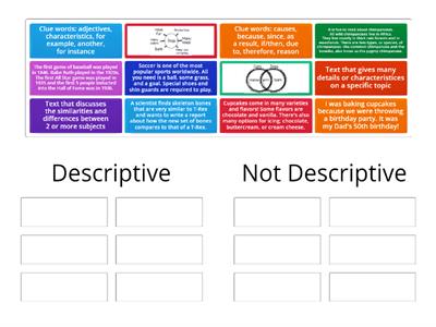 Is it Descriptive Text Structure?